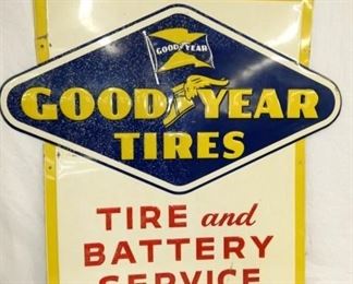 GOODYEAR TIRES BATTERY SIGN 
