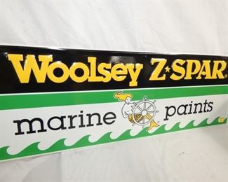 VIEW 2 WOOSLEY MARINE PAINTS EMB. SIGN 