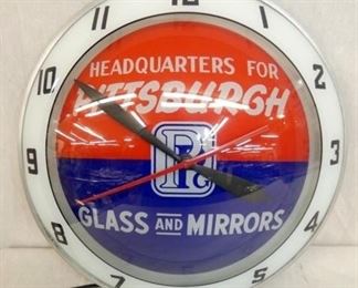 15IN PITTSBURGH GLASS DOUBLE BUBBLE 
