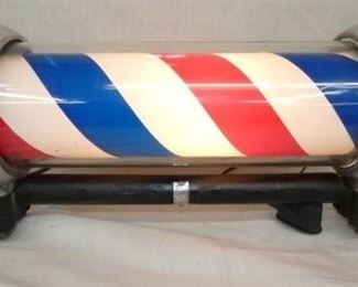 25IN ORG. LIGHTED BARBER POLE 