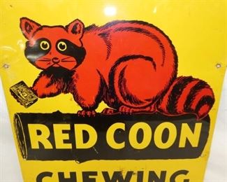 VIEW 2 CLOSEUP RED COON SIGN 
