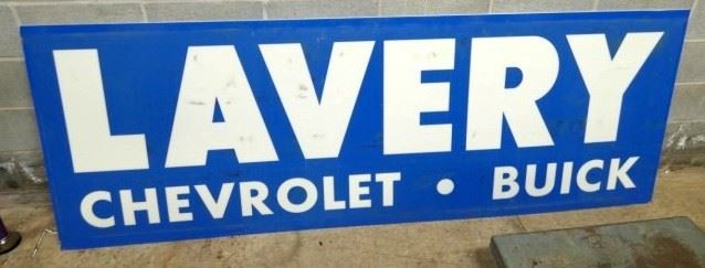 96X36 LAVERY SIGN 