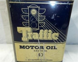 2G. TRAFFIC MOTOR OIL TIN 