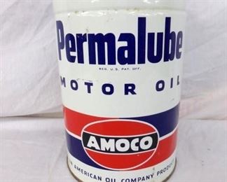 5QT. PERMALUBE AMOCO OIL CAN 