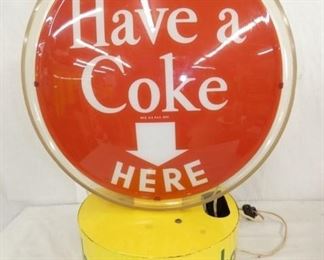 16X21 HAVE A COKE SPINNER SIGN 