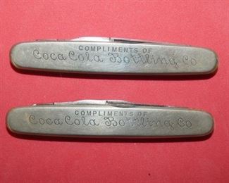 COCA COLA PROMOTIONAL COLLECTOR KNIVES 