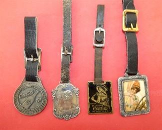 COLLECTION EARLY COCA COLA WATCH FOBS 