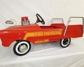 #508 FIRE FIGHTER PEDAL CAR  