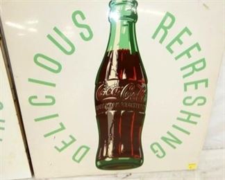 VIEW 3 SIGN #2 COKE REFRESHING SIGN 24X24