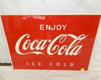 27X20 ENJOY COCA COLA ICE COLD SIGN 