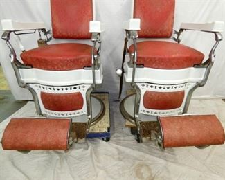 VIEW 3 BOTTOM VIEW PORC. BARBER CHAIRS 