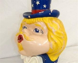 VIEW 2 SIDE Uncle Sam CARNIVAL TOPPER 
