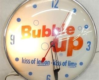 15IN BUBBLE UP PAM CLOCK 
