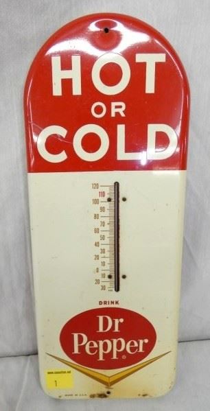 6 1/2 X 16 DR. PEPPER HOT/COLD THERM. 