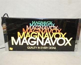 VIEW 2 OTHERSIDE LIGHTED MAGNAVOX SIGN 