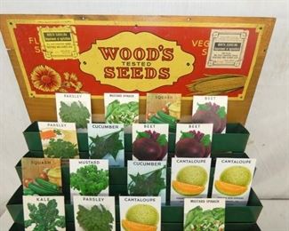 VIEW 3 21X27 WOODEN WOODS SEED DISPLAY 
