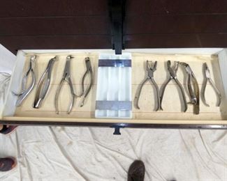 VIEW 5 DENTAL CABINET W/ TOOLS 
