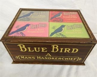 8X12 BLUE BIRD HANDKHERCHIEF DISPLAY 