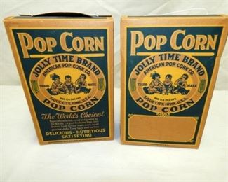 1930'S JOLLY TIME POPCORN BOXES 