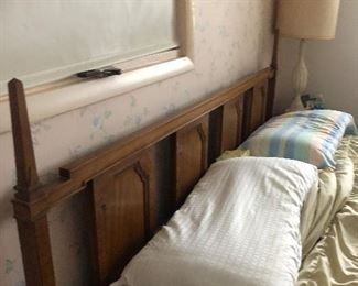 Drexel Heritage headboard king size bed. Includes the mattress set. Also nightstands, dresser and chest available.