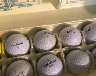 Lots of golf balls