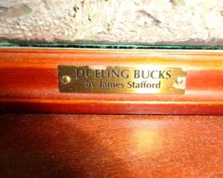 PLL #35 Dueling Bucks by James Stafford - Danbury Mint   @ $75