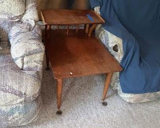 PLL #128 Two Tiered Side Table @ $40