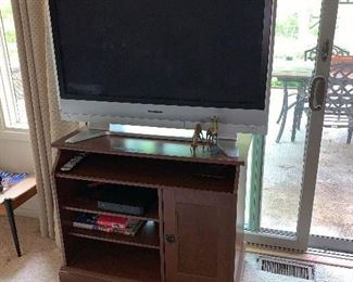 PLL #130; TV Stand @ $75 and PLL# 131 TV @ 95