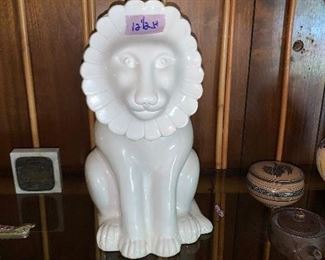 PLL #11- Lion Cookie Jar  Made in Italy- $30