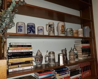 Beer Steins and Books