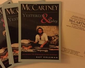 Postcards to promote biography of Paul McCartney.