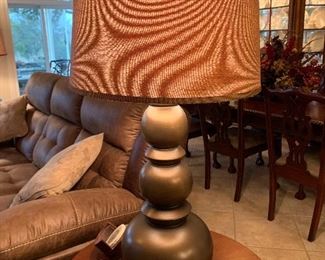 UNUSUAL TABLE LAMP. TWO AVAILABLE  ~ $125 (PRICE REDUCTION $95) EACH