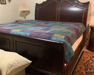 KING BED WITH MATTRESS AND BOXSPRINGS ~ $1200