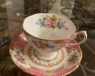 ROYAL ALBERT LADY CARLYLE CUP AND SAUCER ~ $32