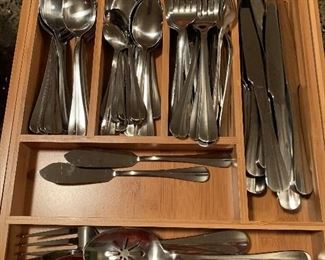 Pfaltzgraph stainless flateware set 88 pieces ~ $80