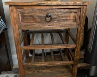 $125~Rustic nightstand ( 2 available)~ W-20"X D- 13.5" X H- 29"