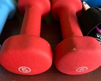 PAIR OF 5LB WEIGHTS~ $10