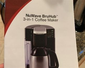$55 - NuWave BruHub 3-in1 Coffee Maker