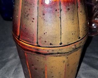 Vintage Peoria pottery canning jar