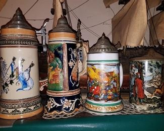 Beer stein collection...
