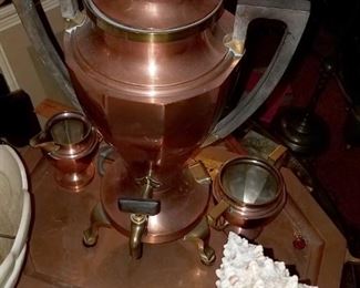 Vintage copper perculator
