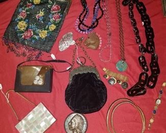 Antique and vintage purses