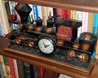 Vintage United Steam Engine Locomotive clock