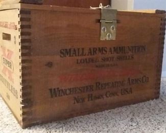 Vintage Winchester ammunition box