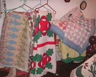 vintage quilts (feed sacks)
