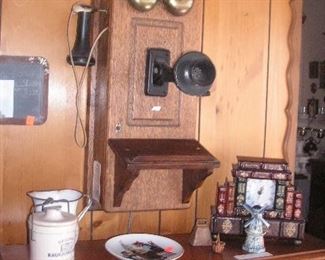 vintage wall telephone