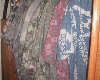Collection of Hawaiian shirts