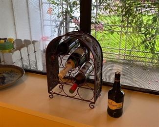 Wine Rack, (Wine Bottles for Display Only NFS)