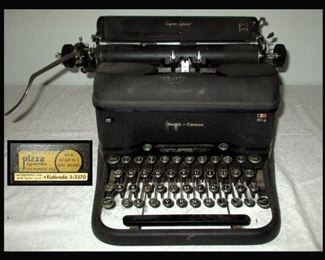 The Owner of the Estate, Anne Sheen is the Niece of Bishop Fulton Sheen. This is his Typewriter; a Gift from the Bishop to his Niece 