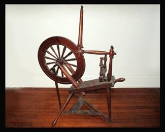 Antique Spinning Wheel 